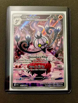 Chandelure #103/086 - Pokemon SV: White Flare (WHT) IR (all 3 included) - Image 1
