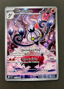 Chandelure #103/086 - Pokemon SV: White Flare (WHT) IR (all 3 included) - Image 2