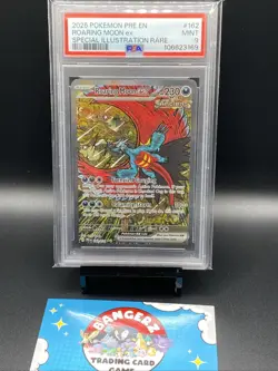 Pokemon Roaring Moon ex 162/131 Sv Prismatic Evolutions SIR Holo PSA 9 - Image 1