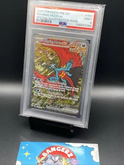 Pokemon Roaring Moon ex 162/131 Sv Prismatic Evolutions SIR Holo PSA 9 - Image 2