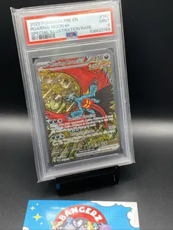 Pokemon Roaring Moon ex 162/131 Sv Prismatic Evolutions SIR Holo PSA 9 - Image 3