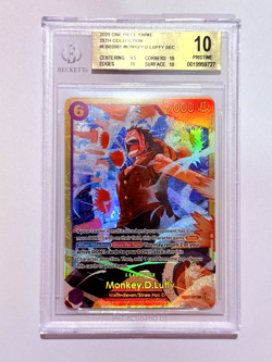 One Piece Extra Booster 25th Collection- Monkey.D.Luffy SEC #EB02-061 BGS 10 ENG - Image 1