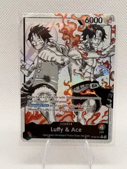 Luffy and Ace Parallel Alt Art Starter Deck EX: Luffy & Ace ST30-001 English NM - Image 1