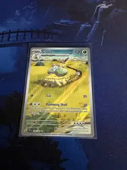 Pokemon TCG Grotle Temporal Forces Illustration Rare Card 164/162 - Image 1