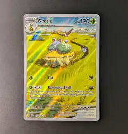 164/162 Grotle - Temporal Forces - Illustration Rare - Pokemon Card TCG - Image 1