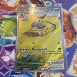 Pokemon TCG Grotle 164/162 Temporal Forces Illustration Rare Card - Image 1