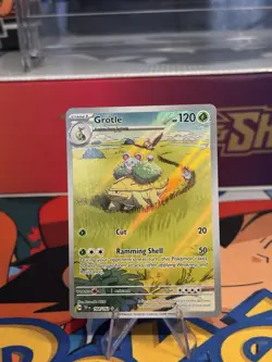 Pokemon TCG Grotle 164/162 Temporal Forces Illustration Rare Card - Image 1