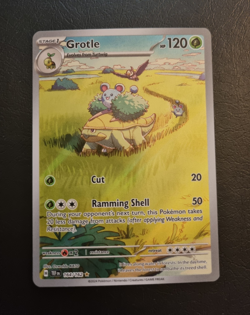 Pokemon TCG Grotle 164/162 SV05 Temporal Forces Illustration Rare Holo EN 2024 - Image 1