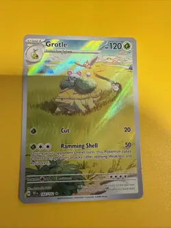 Pokemon TCG Grotle 164/162 Temporal Forces Illustration Rare Card - Image 1