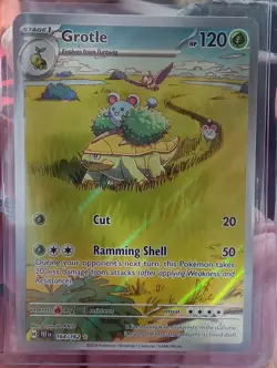 Grotle SV05 Temporal Forces 164/162 Illustration Rare Holo English Pokemon TCG - Image 1