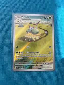 Pokemon TCG Grotle Scarlet Violet-Temporal Forces 164/162 Holo Illustration Rare - Image 1