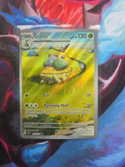 Pokemon Grotle Holo Illustration Rare TCG Card 164/162 Temporal Forces - Image 1