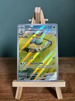 Grotle 164/162 IR Illustration Rare, Temporal Forces, NM, Pokemon TCG - Image 1