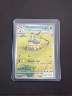Pokemon TCG Grotle 164/162 Temporal Forces Holo Illustration Rare - Near Mint - Image 1