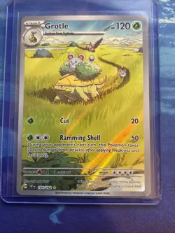 Pokemon TCG Grotle 164/162 Temporal Forces Illustration Rare NM - Image 1