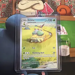 Pokemon TCG Grotle 164/162 Temporal Forces Holo Illustration Rare - Image 1
