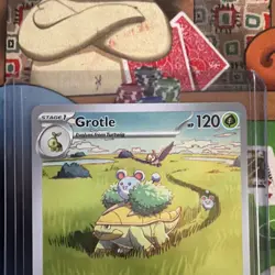 Pokemon TCG Grotle 164/162 Temporal Forces Holo Illustration Rare - Image 2