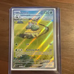 Pokemon TCG Grotle 164/162 Temporal Forces Illustration Rare Card - Image 1