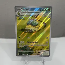 Pokemon TCG Grotle 164/162 SV05: Temporal Forces Holo 120 HP English - Image 1