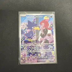 Team Rocket's Murkrow 200/182 Illustration Rare Destined Rivals Pokemon NM - Image 1