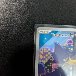Pokemon Card Team Rocket's Murkrow 200/182 Illustration Rare Destined Rivals NM - Image 3