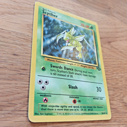 Scyther 26/64 Jungle Set Non-Holo Rare Pokemon Card (LP) TCG Vintage 1999 WOTC - Image 3
