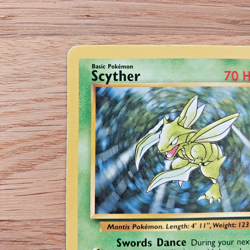 Scyther 26/64 Jungle Set Non-Holo Rare Pokemon Card (LP) TCG Vintage 1999 WOTC - Image 5