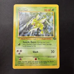 Scyther 26/64 | LP | Jungle Set | Non Holo Rare | WOTC Pokemon Card - Image 1