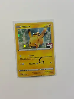 Pikachu 065/202 Event Variant Prize League Promo Cosmo Holo NM Pokemon G - Image 1