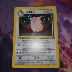 Clefable 1/64 Holo Rare 1999 Jungle Unlimited NM Pokemon TCG - Image 3