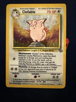 Clefable - 1/64 - Jungle Unlimited 1999 - WOTC - Holo Rare - HP - Pokemon TCG - Image 1