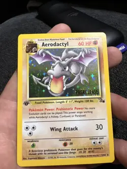 Aerodactyl [Prerelease 1st Edition] #1 Pokemon Fossil Excellent Condition - Image 1