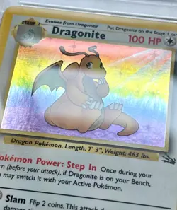 1999 POKEMON FOSSIL 1ST EDITION #4 DRAGONITE-HOLO PSA 6 EXCELLENT-MINT NEW SLAB - Image 4