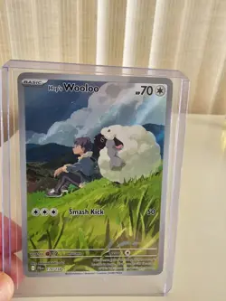 170/159 Hop's Wooloo : Illustration Rare Card : Journey Together : Pokemon TCG - Image 3