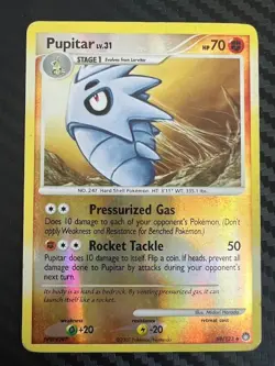 Pokemon TCG Reverse Holofoil Pupitar 59/123 Mysterious Treasures Uncommon HP - Image 1