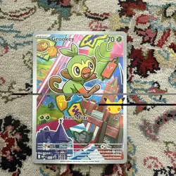 Series 2 First Partner Illustration Galar Grookey 052, Scorbunny 053, Sobble 054 - Image 2