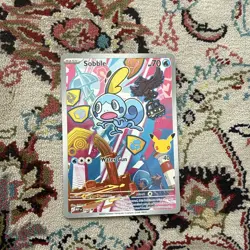 Series 2 First Partner Illustration Galar Grookey 052, Scorbunny 053, Sobble 054 - Image 4