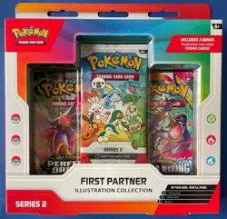 Lot of 3 x Pokemon TCG First Partner Illustration Collection Series 2 Boxes BNIB - Image 2