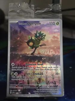 Pokemon TCG Teal Mask Ogerpon SVP 123 New & Sealed Twilight Masquerade ETB Promo - Image 1
