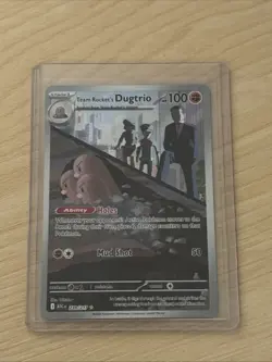 2026 Pokemon Ascended Heroes Team Rocket's Dugtrio Illustration Rare #239/217 - Image 1