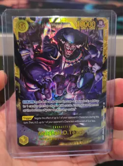 One Piece TCG Marshall D Teach OP16-119 SEC The Time Of Battle OP16 - English NM - Image 1