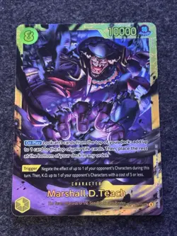 One Piece TCG Marshall D Teach OP16-119 SEC NM English - Image 1