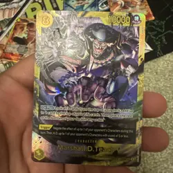 Marshall D Teach OP16-119 SEC The Time Of Battle ENGLISH One Piece CCG - Image 1