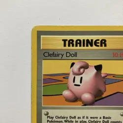 Clefairy Doll 70/102 Rare Base Set Unlimited WOTC Pokemon TCG - Image 2