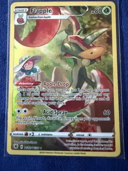 Pokemon Flapple TG02/TG30 Holo Rare Sword & Shield Astral Radiance LP TCG - Image 1