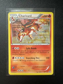 Charizard 19/113 Rare Cosmos Holo LP Legendary Treasures - Pokemon TCG - Image 1