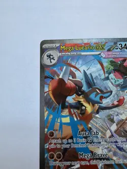 Pokemon Mega Evolutions TCG Mega Lucario EX 179/132 - Image 3
