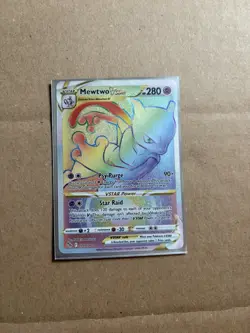 Pokemon TCG Mewtwo Vstar Pokemon Go 079/078 Holo Secret Rare - Image 1
