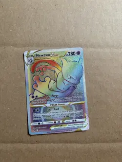 Pokemon TCG Mewtwo Vstar Pokemon Go 079/078 Holo Secret Rare - Image 3