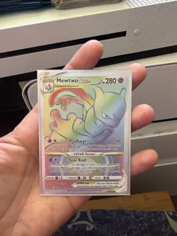Pokemon TCG Mewtwo Vstar Pokemon Go 079/078 Holo Secret Rare - Image 1